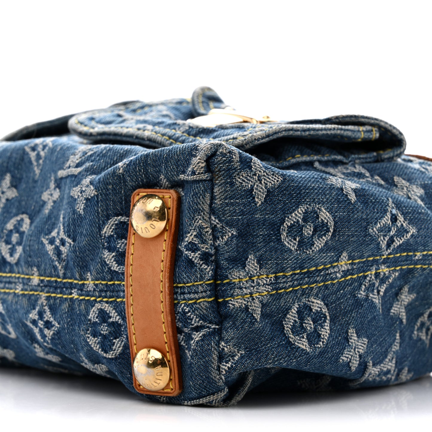 Monogram Denim Baggy PM Blue