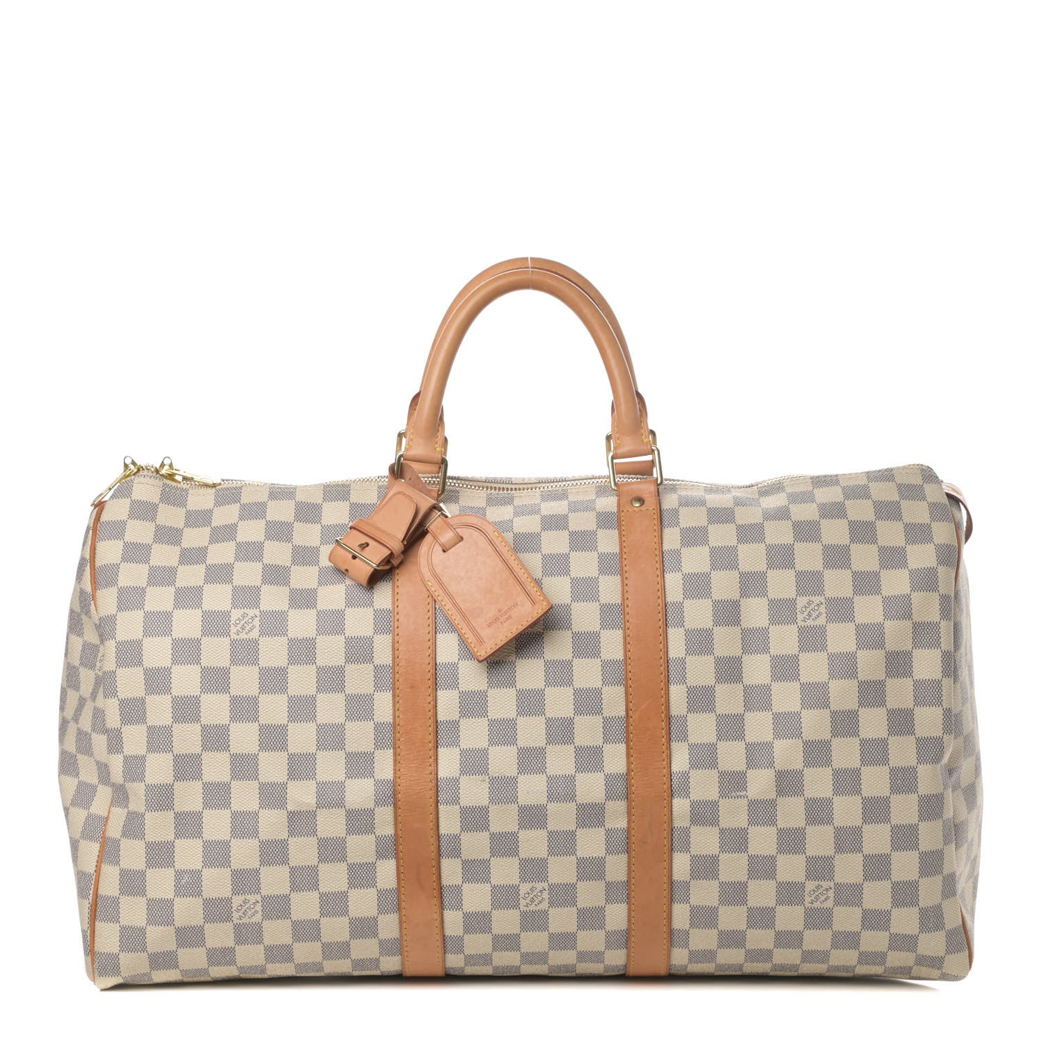 Louis Vuitton Damier Azur Keepall 50 1 of 20