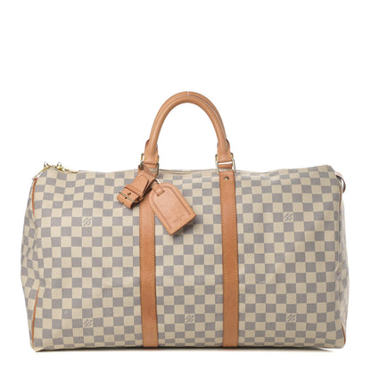Louis Vuitton Damier Azur Keepall 50 1 of 20