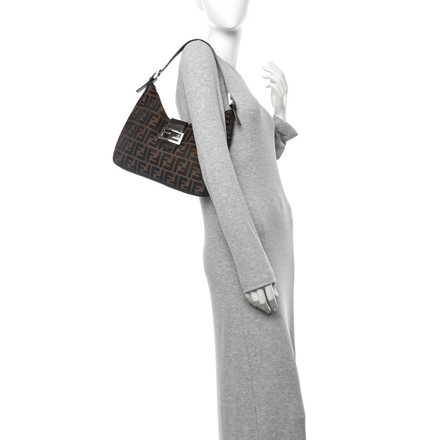 Fendi Zucca Hobo Tobacco 2 of 10