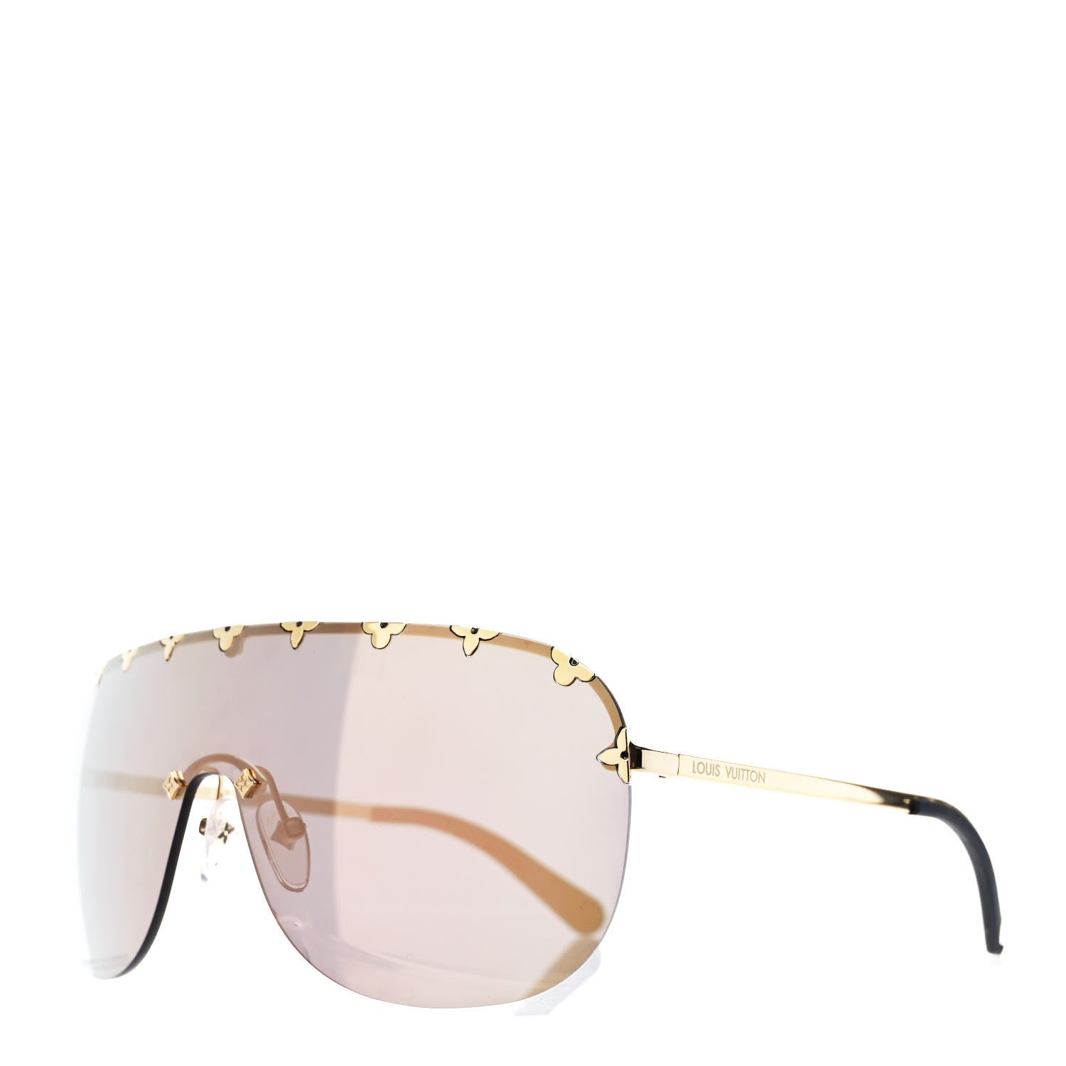Louis Vuitton Purple Rain Sunglasses Z2367W Gold 1 of 11