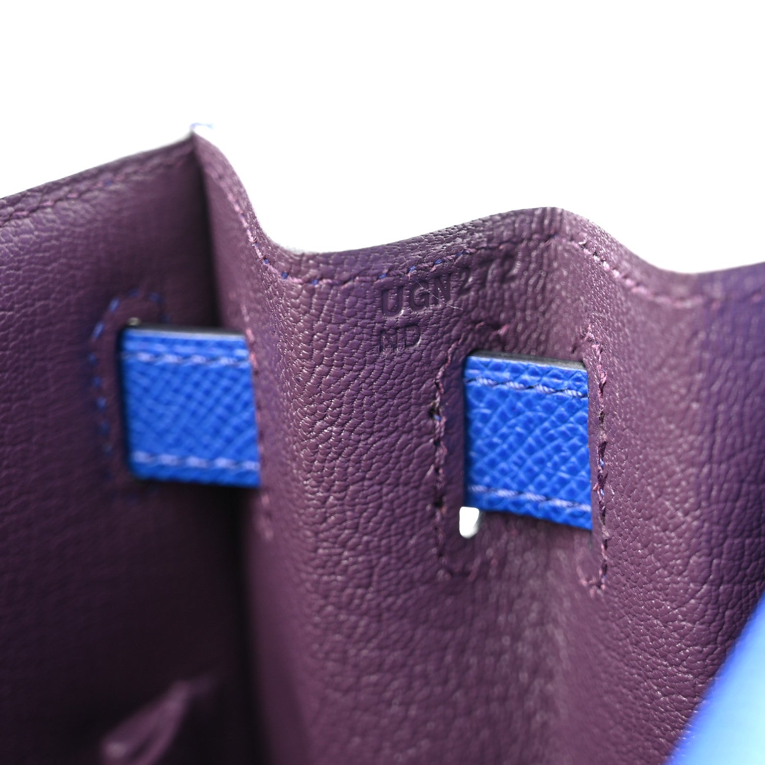 Hermes Epsom Verso Kelly Sellier 28 Bleu Royal Anemone 6 of 10