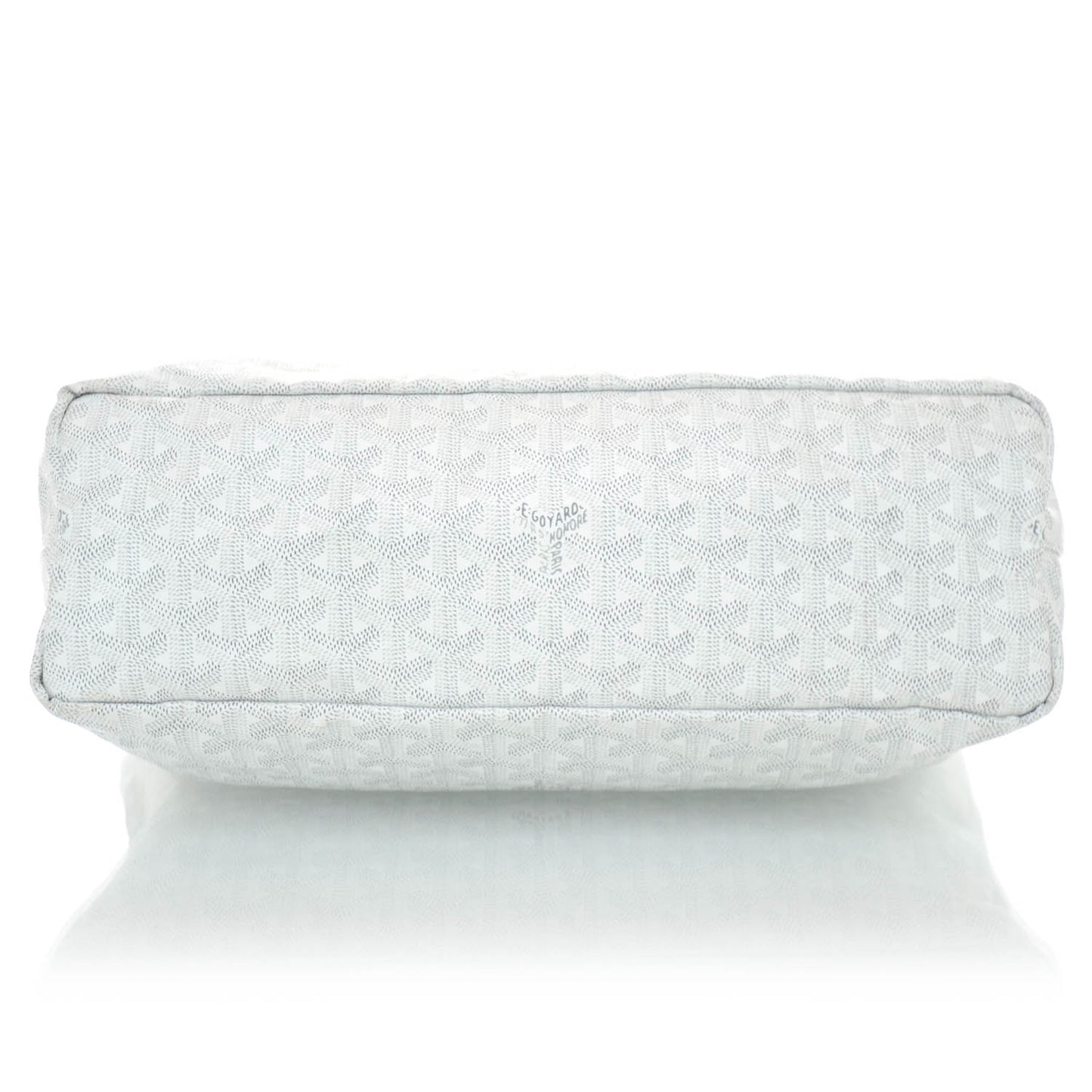 Goyardine Fidji Zip Hobo White