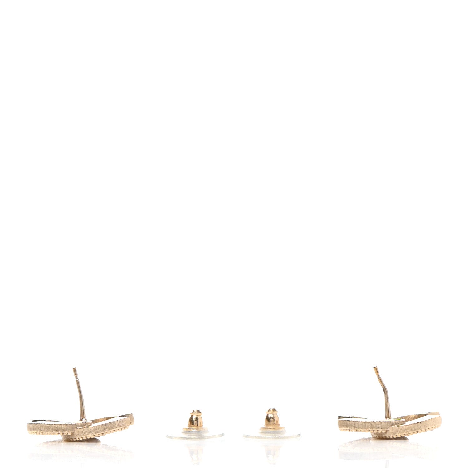 Chanel Pearl CC Earrings Gold 3 of 4