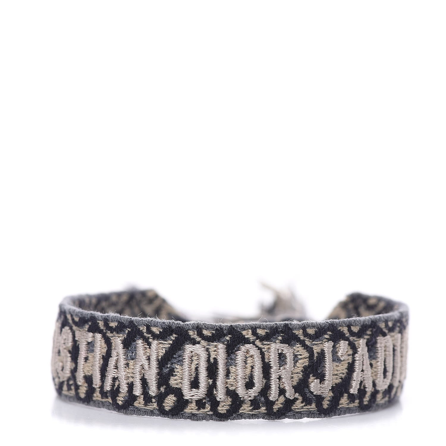 Christian Dior Woven Cotton J'Adior Friendship Bracelet Blue 1 of 3
