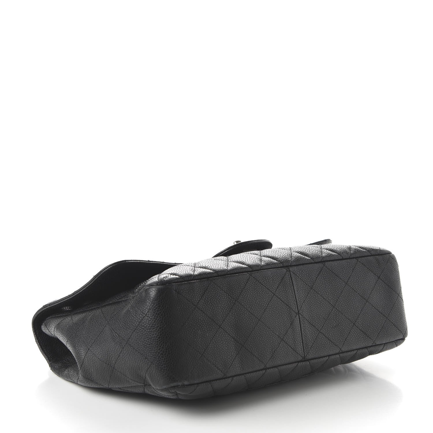 Chanel Caviar Quilted Jumbo Single Flap Black 4 of 10