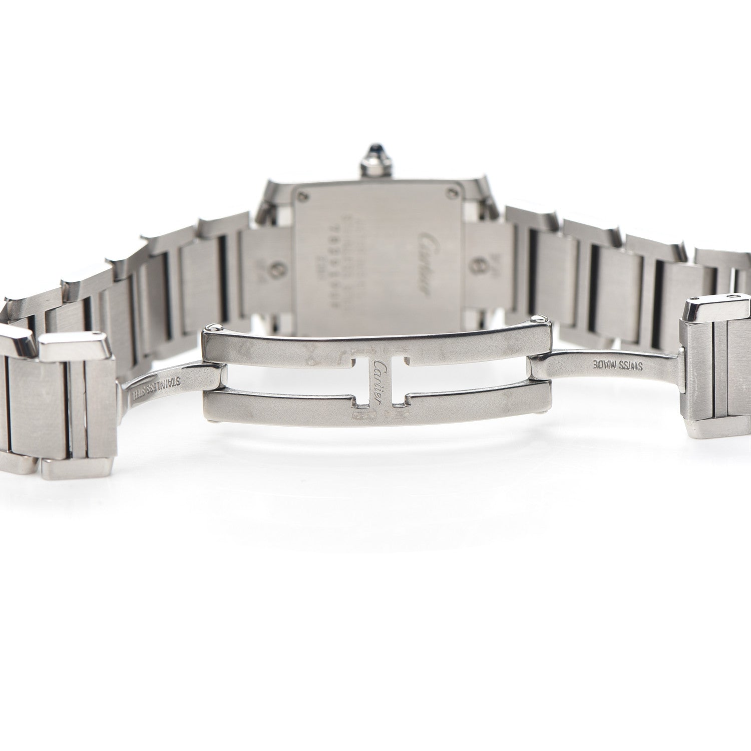 Cartier Stainless Steel 20mm Tank Francaise Quartz Watch 6 of 6
