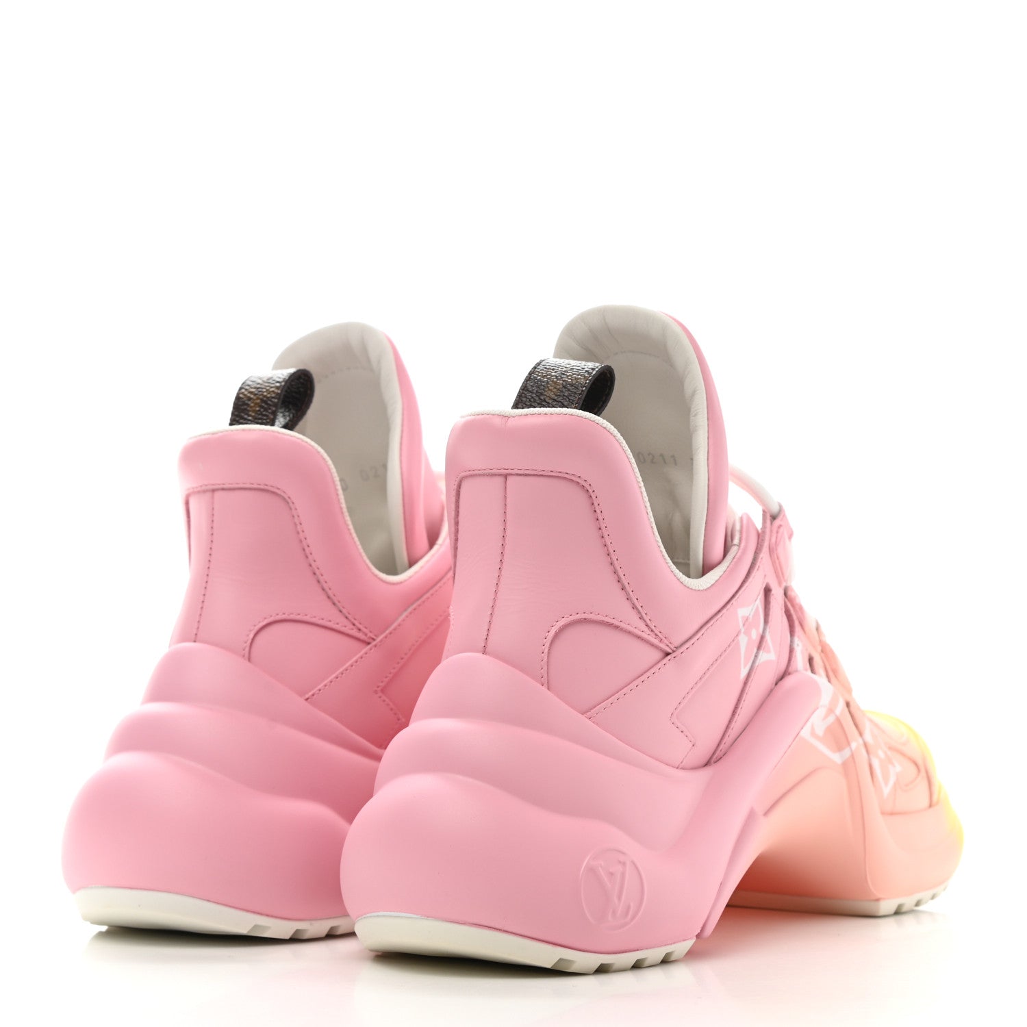 Louis Vuitton Calfskin LV Archlight Sneakers 38 Pink 4 of 10