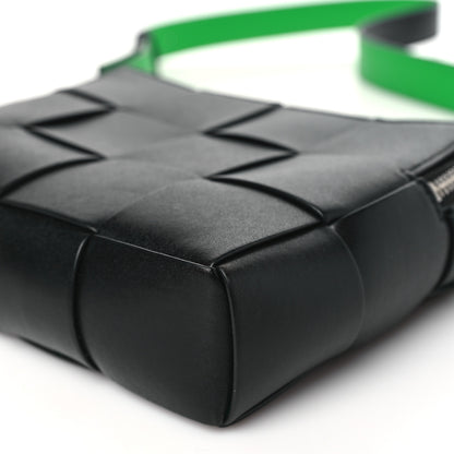 Bottega Veneta Calfskin Maxi Intrecciato Cassette Camera Bag Black 9 of 10