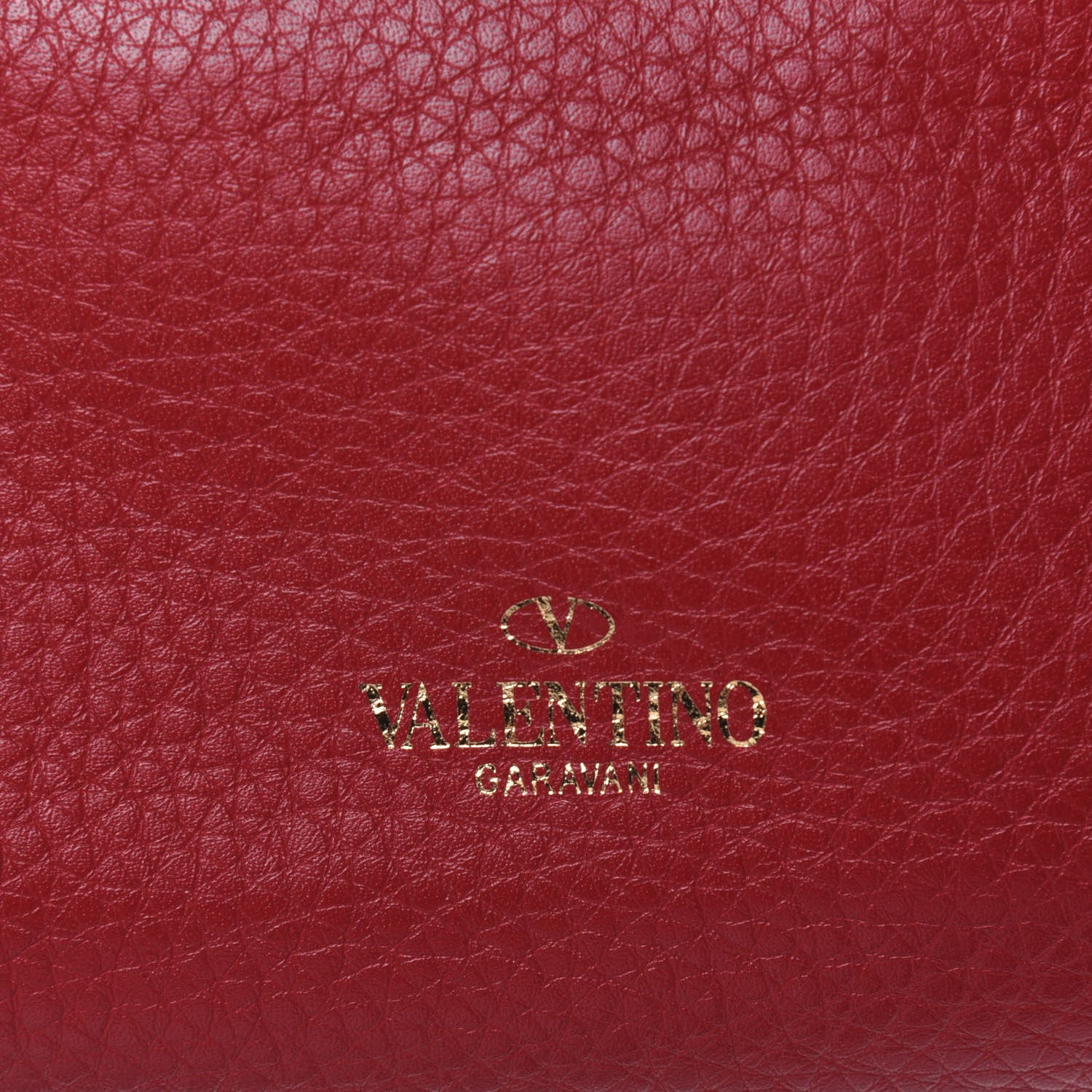 Valentino Garavani Grained Calfskin Rockstud Belt Bag 95 Red 12 of 13