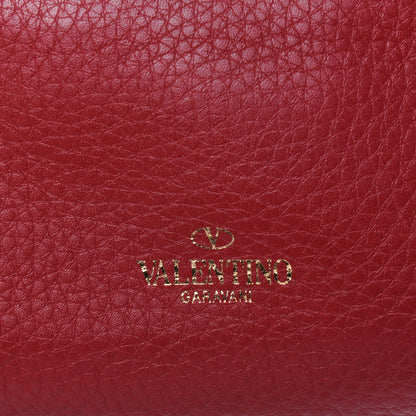 Valentino Garavani Grained Calfskin Rockstud Belt Bag 95 Red 12 of 13
