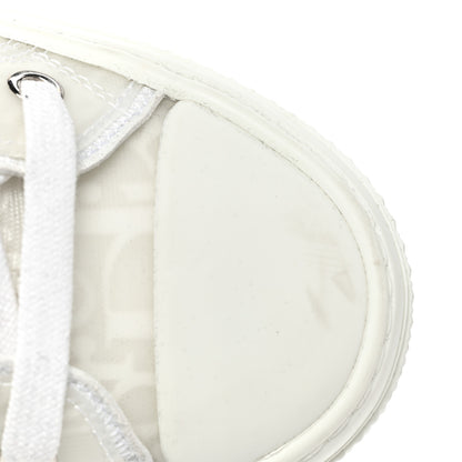 Christian Dior Technical Canvas Oblique Mens B23 High Top Sneakers 37 White 9 of 9