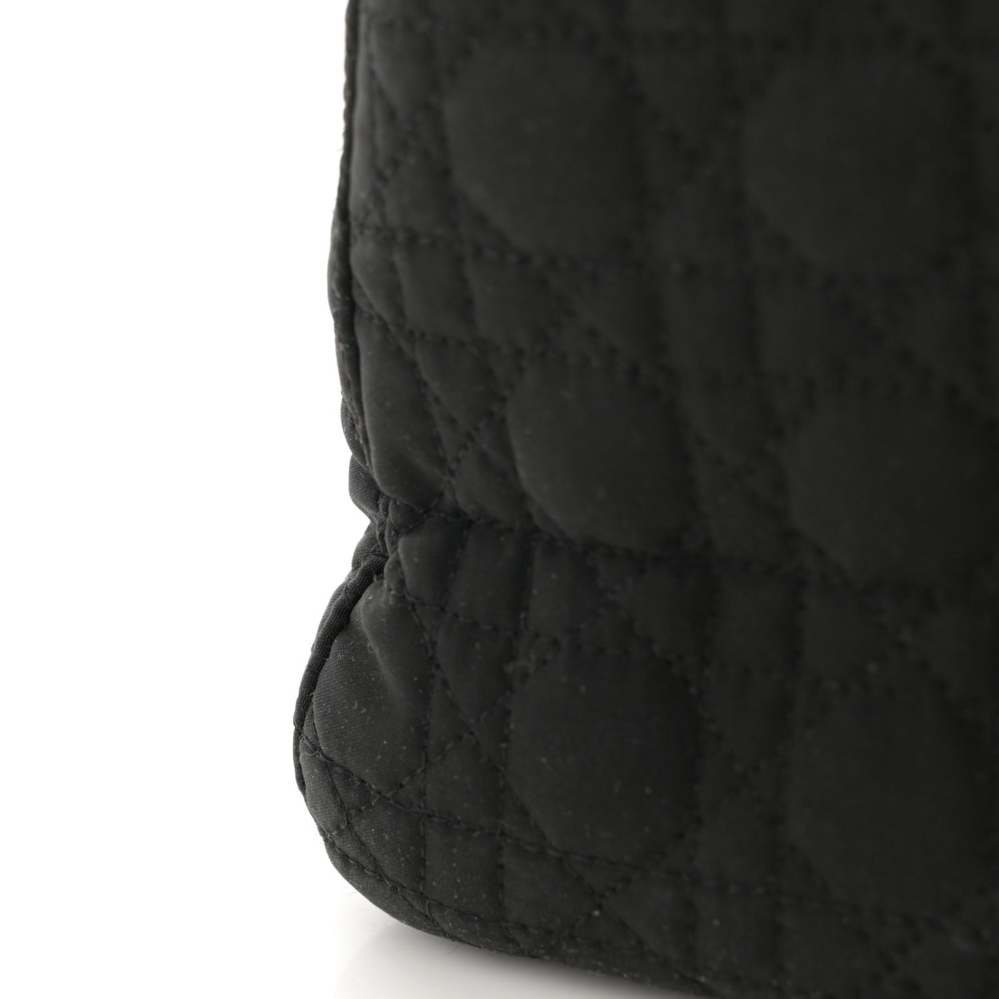 Nylon Cannage Medium Lady Dior Black