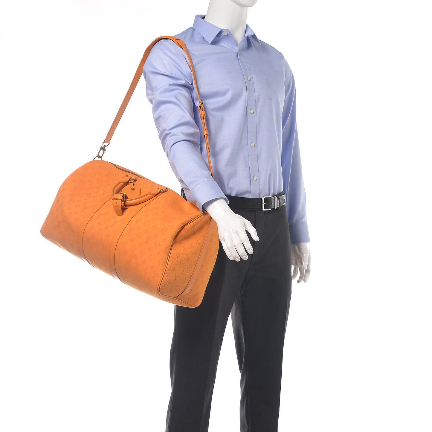 Denim Monogram Keepall Bandouliere 50 Ocre