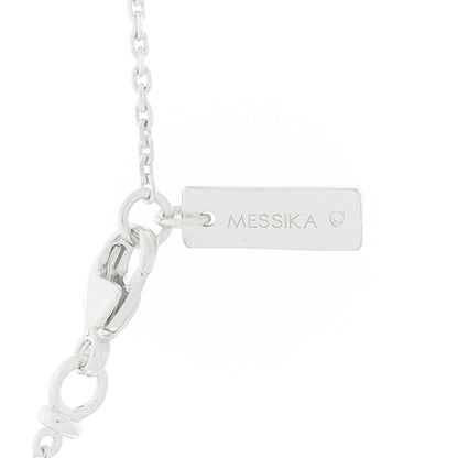 Messika 18K White Gold Diamond My Twin Tie Necklace 5 of 7