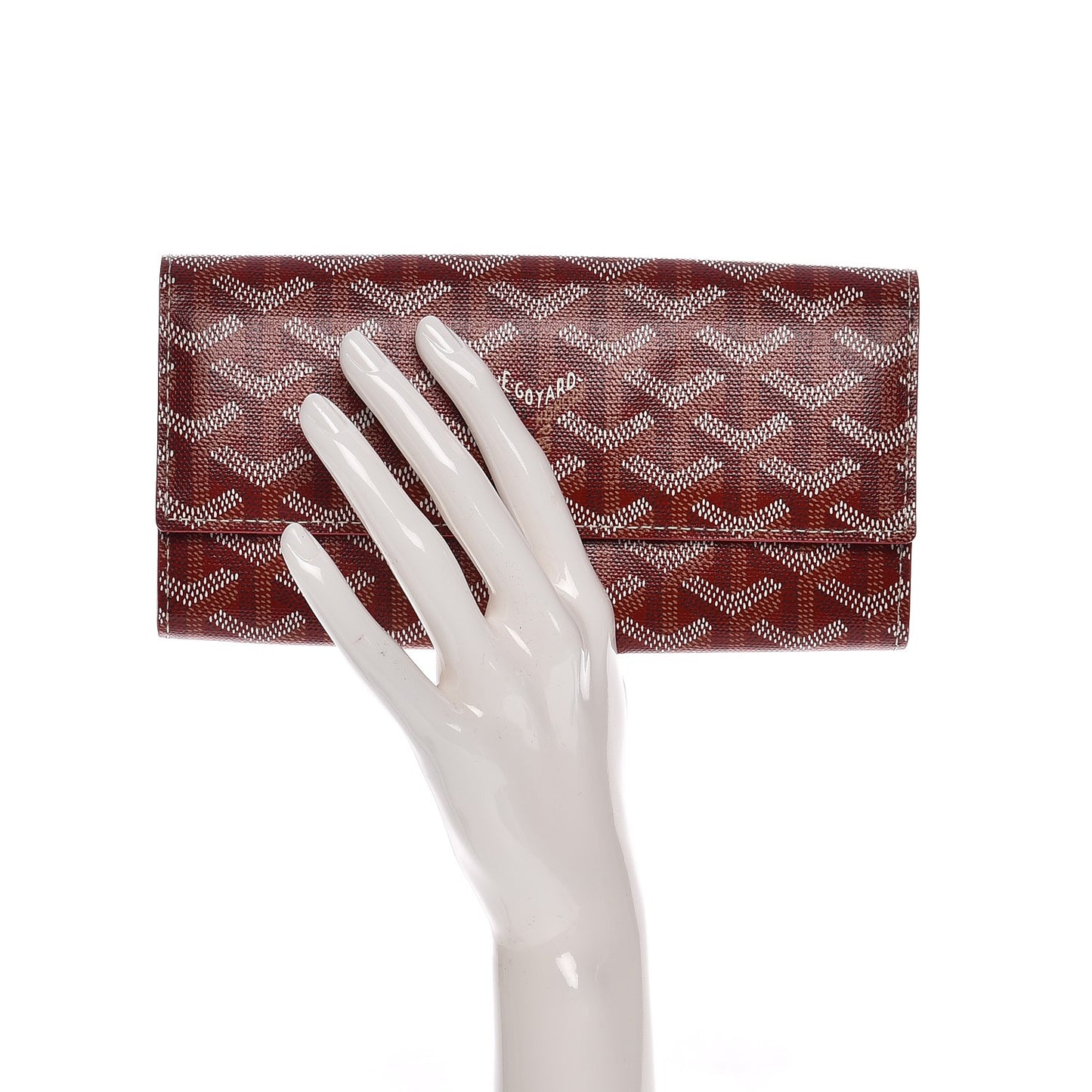 Goyardine Varenne Long Wallet Red