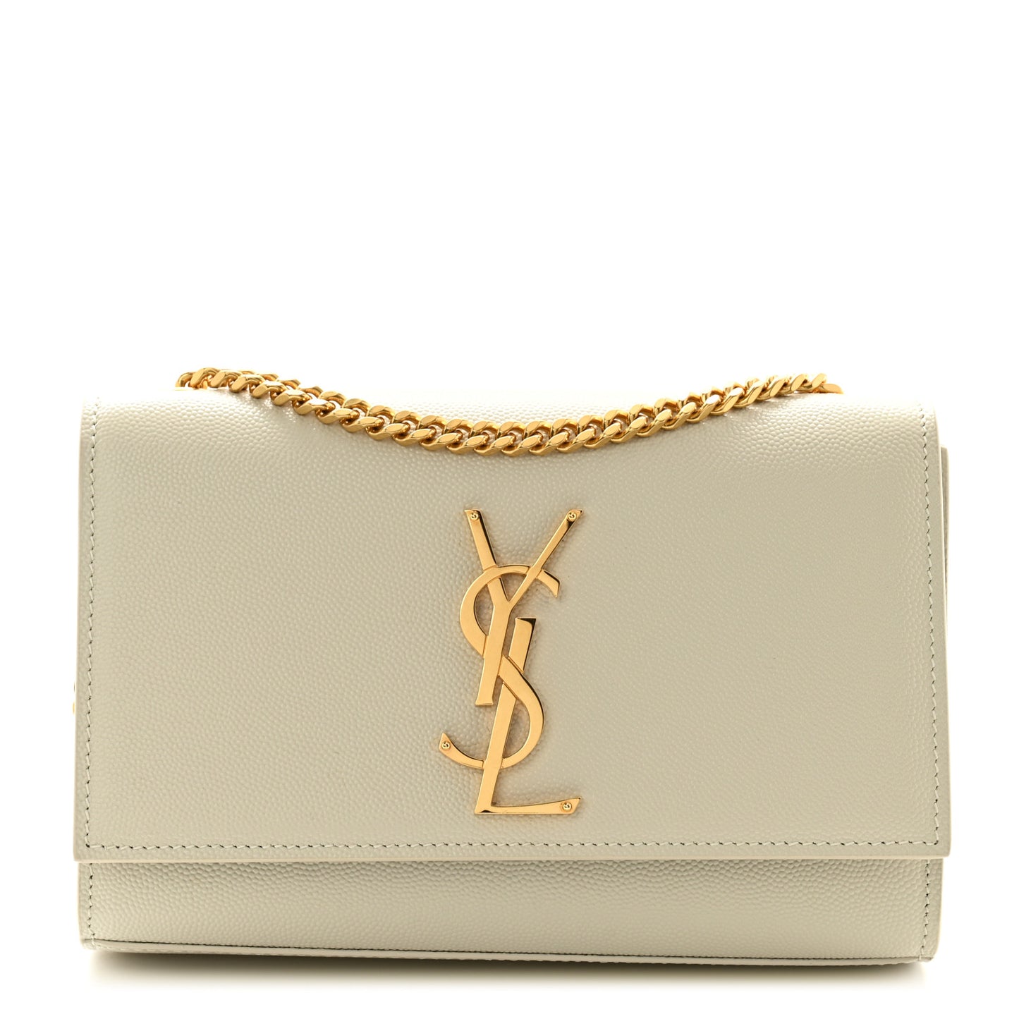Grain De Poudre Small Classic Monogram Kate Satchel Crema Soft