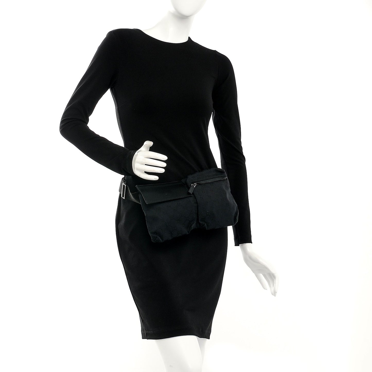 Monogram Belt Bag Black