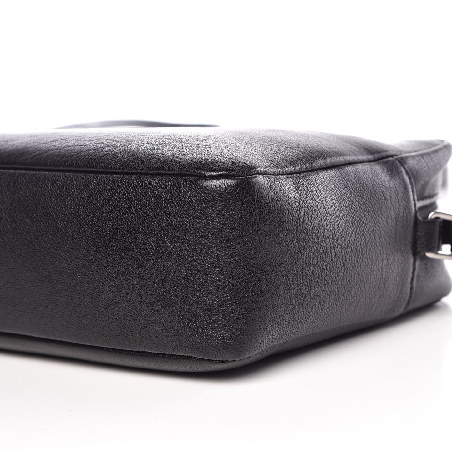 Lambskin Monogram Small Lou Camera Bag Black