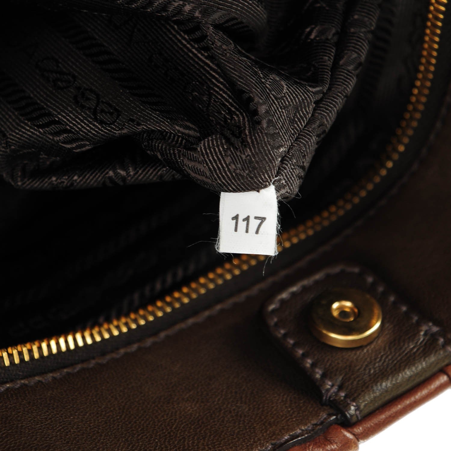 Prada Nappa Gaufre Hobo Noce 8 of 8
