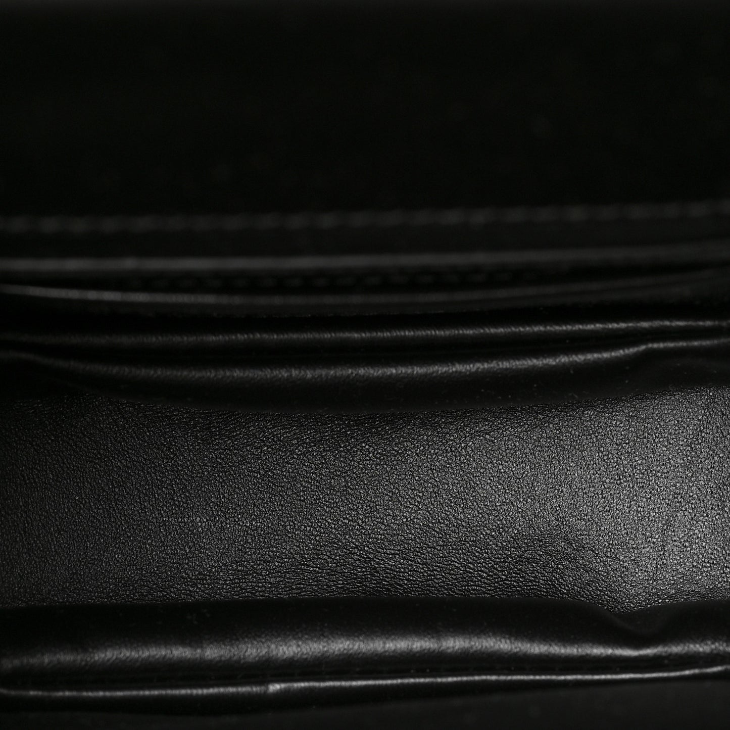 Boarded Dyana Lux Calfskin Web Monochrome Mini Bamboo 1947 Top Handle Bag Black