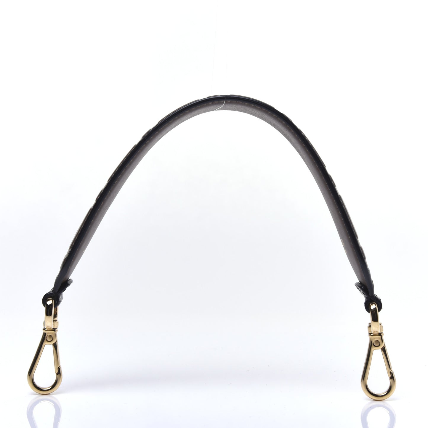 Calfskin FF 1974 Embossed Mini Strap You Maya Black