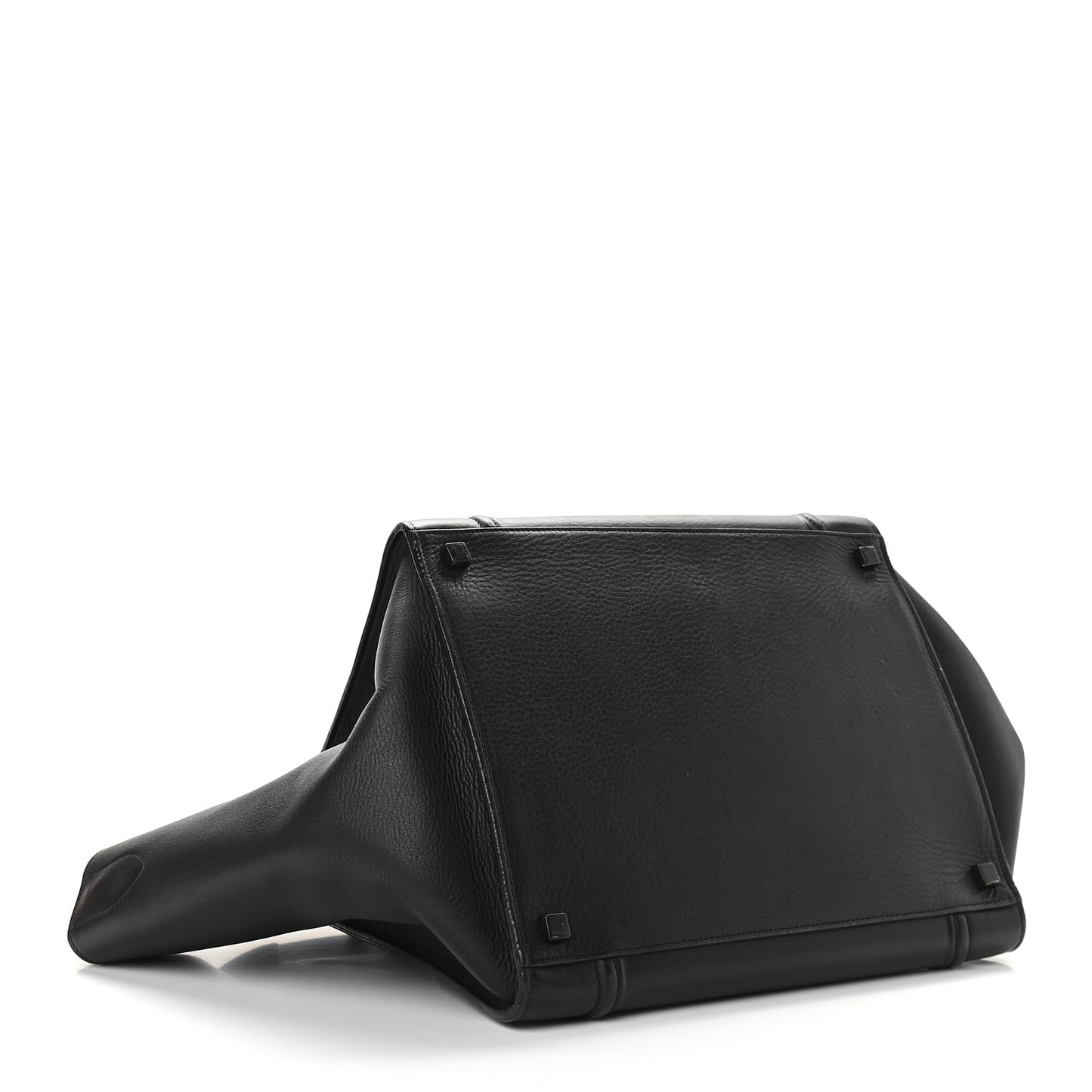Supple Calfskin Medium Phantom Luggage Black