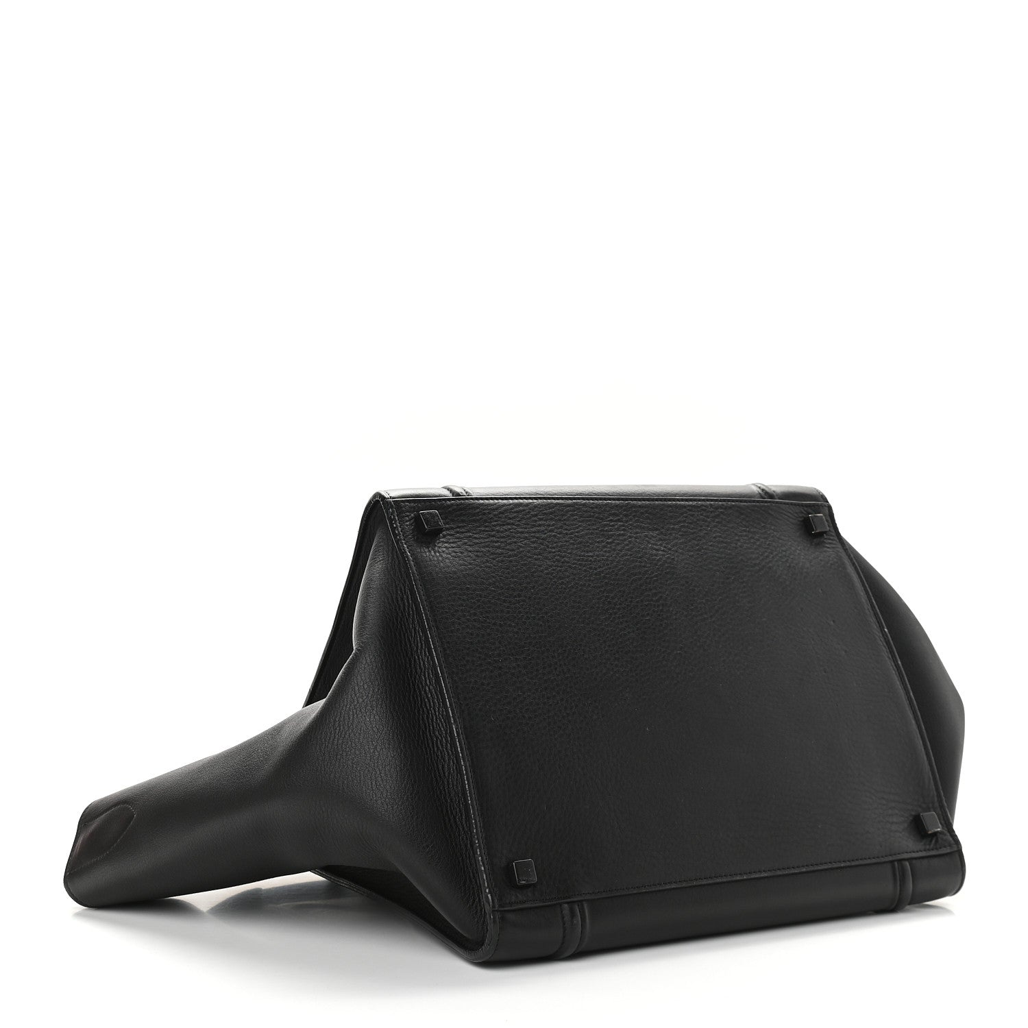 Celine Supple Calfskin Medium Phantom Luggage Black 4 of 9