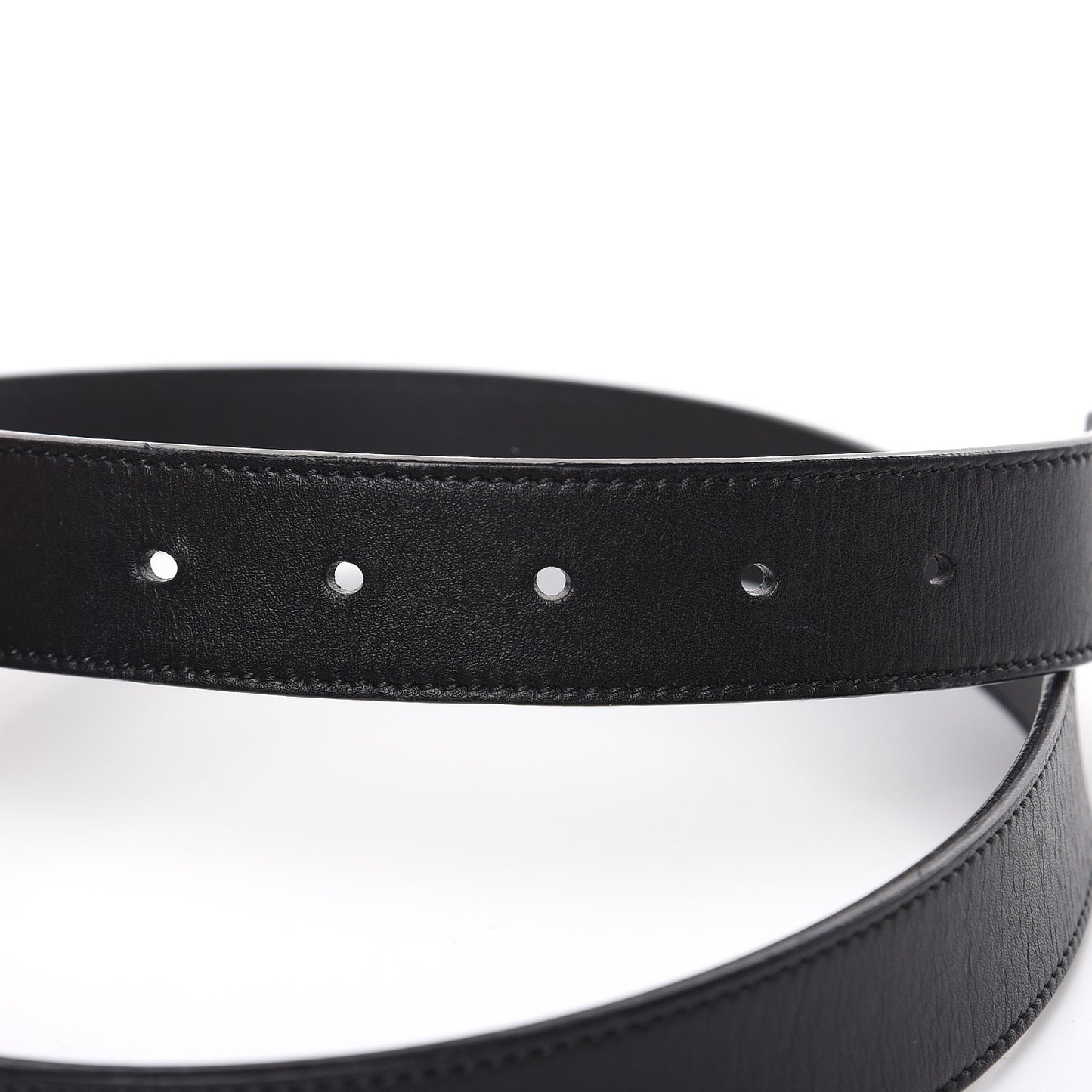 Calfskin Double G 30mm Belt 80 32 Black