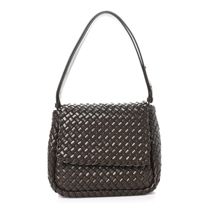 Bottega Veneta Nappa Intrecciato Small Cobble Shoulder Bag Light Brown 1 of 9