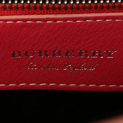 Burberry Trench Calfskin DK88 Medium Top Handle Bag Ash Rose Beige Russet 6 of 16