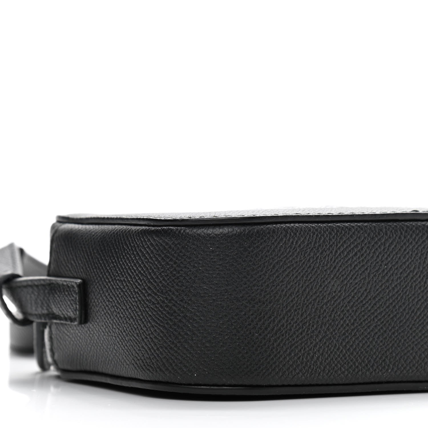 Balenciaga Signature Grained Calfskin Logo XS Ville Camera Bag Black White 9 of 11