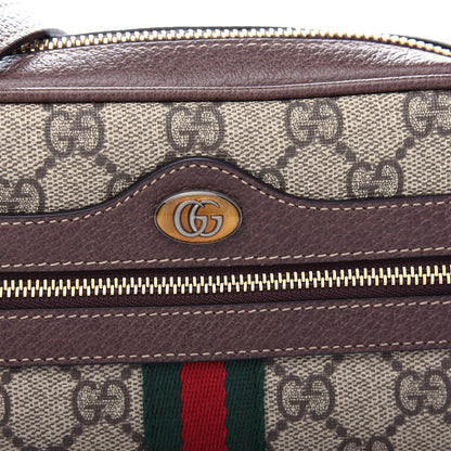 Gucci GG Supreme Monogram Web Mini Ophidia Shoulder Bag Brown 10 of 10