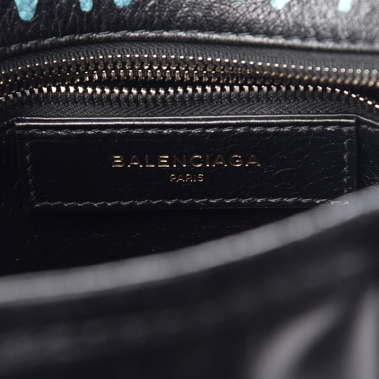Agneau Arena Graffiti All Over XS Bazar Shopper Tote Black Multicolor