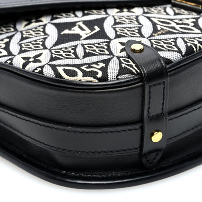 Louis Vuitton Jacquard Since 1854 Neo Saumur MM Grey 8 of 9