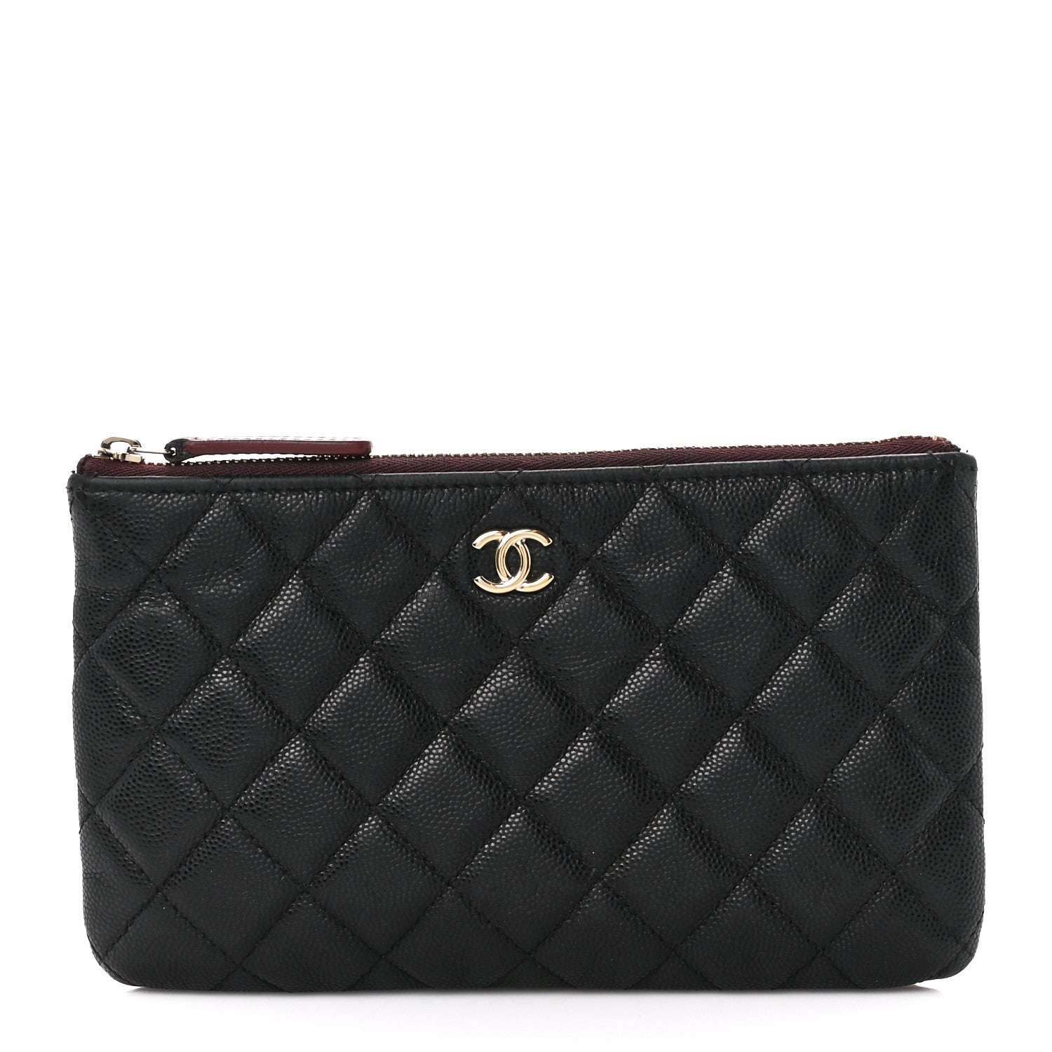 Chanel Caviar Quilted Cosmetic Case Black 1 of 13