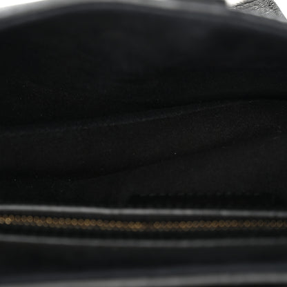 Christian Dior Grained Calfskin Saddle Bag Black 5 of 10