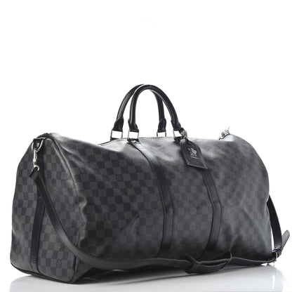 Louis Vuitton Damier Graphite Keepall Bandouliere 55 2 of 10