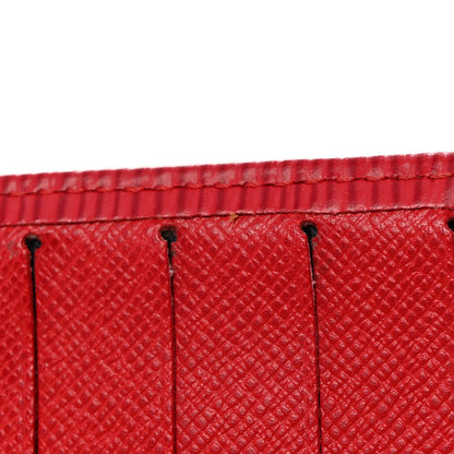 Louis Vuitton Epi Porte-Billets Compact Wallet Red 7 of 10