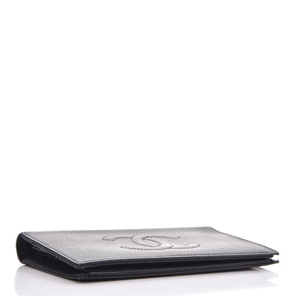 Chanel Caviar Timeless CC Yen Wallet Black 4 of 9
