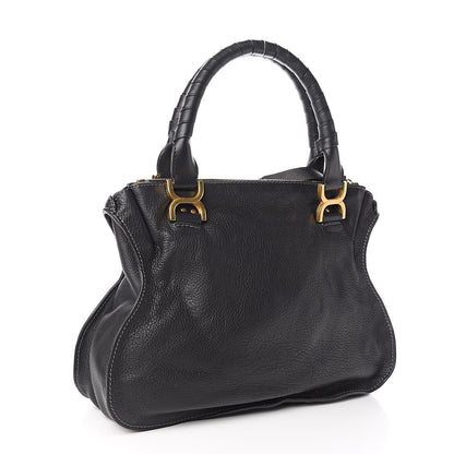 Chloe Calfskin Medium Marcie Satchel Black 3 of 9