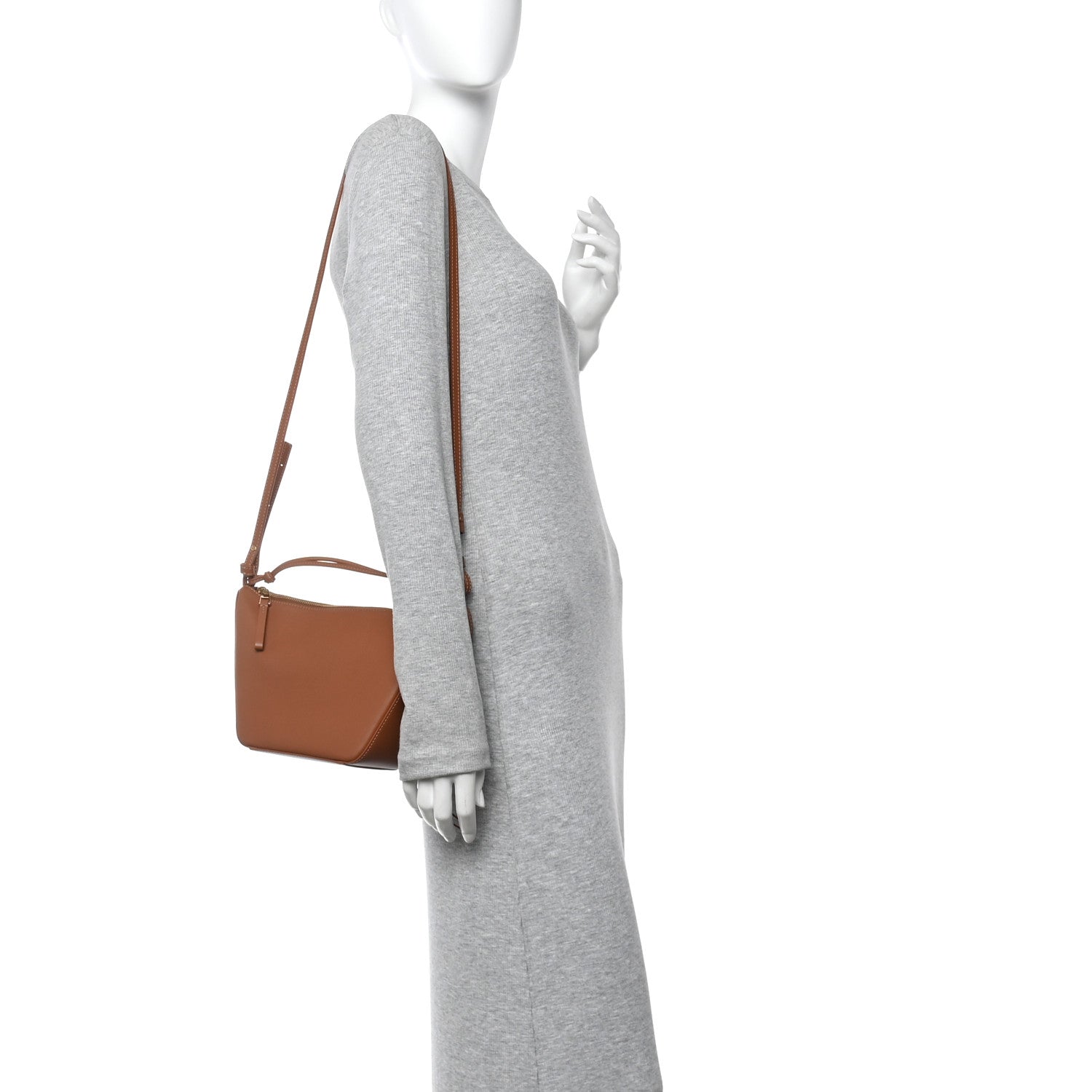Loewe Calfskin Mini Hammock Hobo Tan 2 of 12