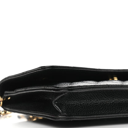 Chanel Caviar Quilted Wallet On Chain WOC Black 8 of 9