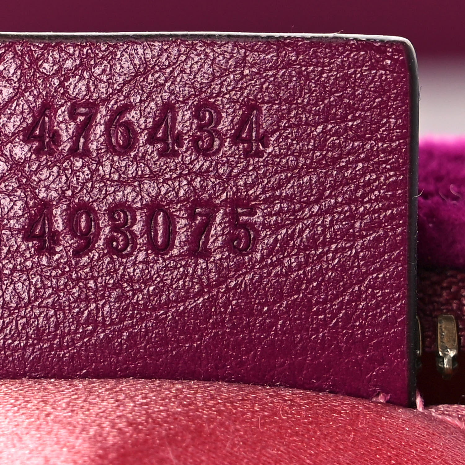 Gucci Velvet Matelasse GG Marmont Belt Bag 75 30 Fuchsia Violet Cyclamen 7 of 11