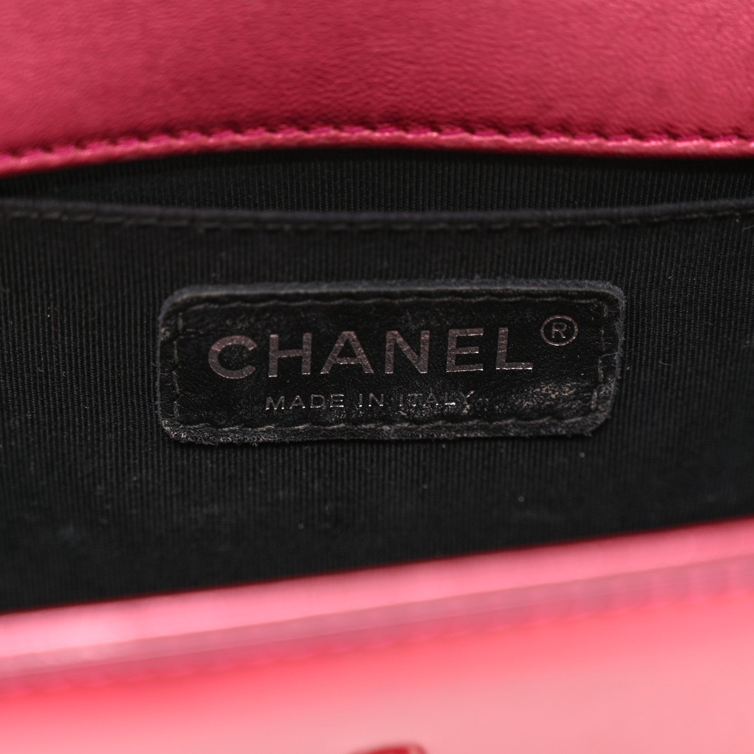 Chanel Metallic Patent Calfskin Quilted Small Boy Flap Pink 6 of 13
