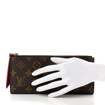 Louis Vuitton Monogram Adele Wallet Fuchsia 2 of 9