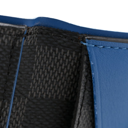 Louis Vuitton Damier Graphite Pocket Organizer Bleu Neon 8 of 9