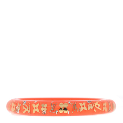 Louis Vuitton Resin Swarovski Small Inclusion Bracelet GM Orange 3 of 3