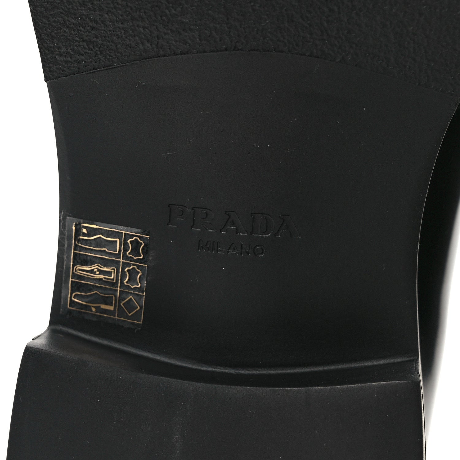 Prada Spazzolato Mens Mary Jane T Strap 40mm Loafers 9 Black 6 of 9