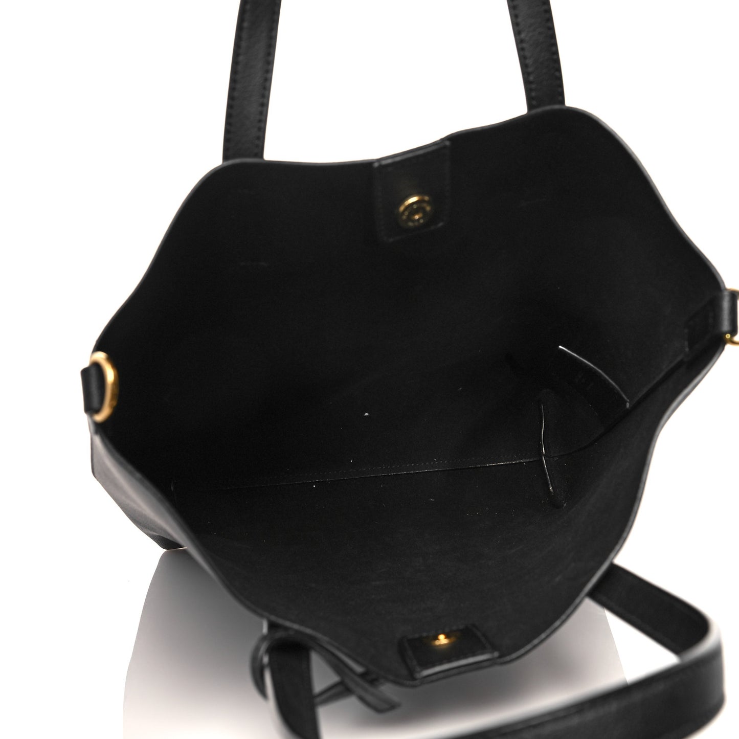 Calfskin Toy Shopping Tote Black